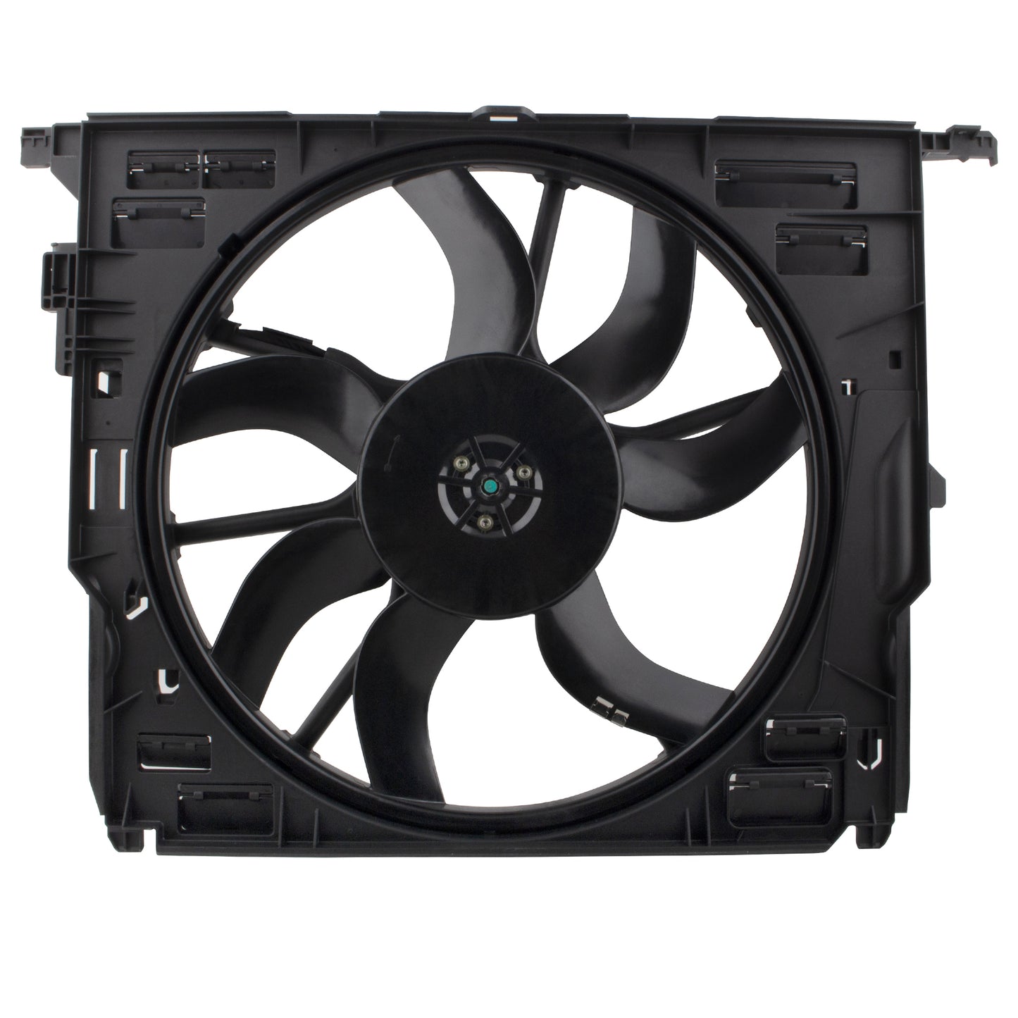 BOXI Radiator Cooling Fan Assembly Fit for BMW 528i 530i 535i xDrive 640i xDrive 740i 740Li xDrive