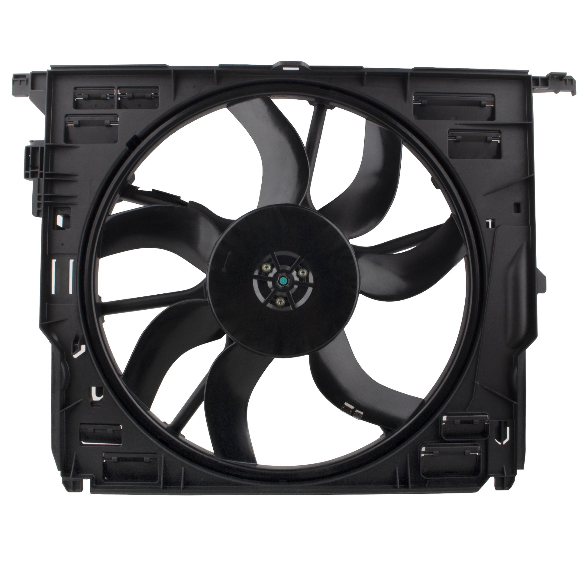 BOXI Radiator Cooling Fan Assembly Fit for BMW 528i 530i 535i xDrive 640i xDrive 740i 740Li xDrive