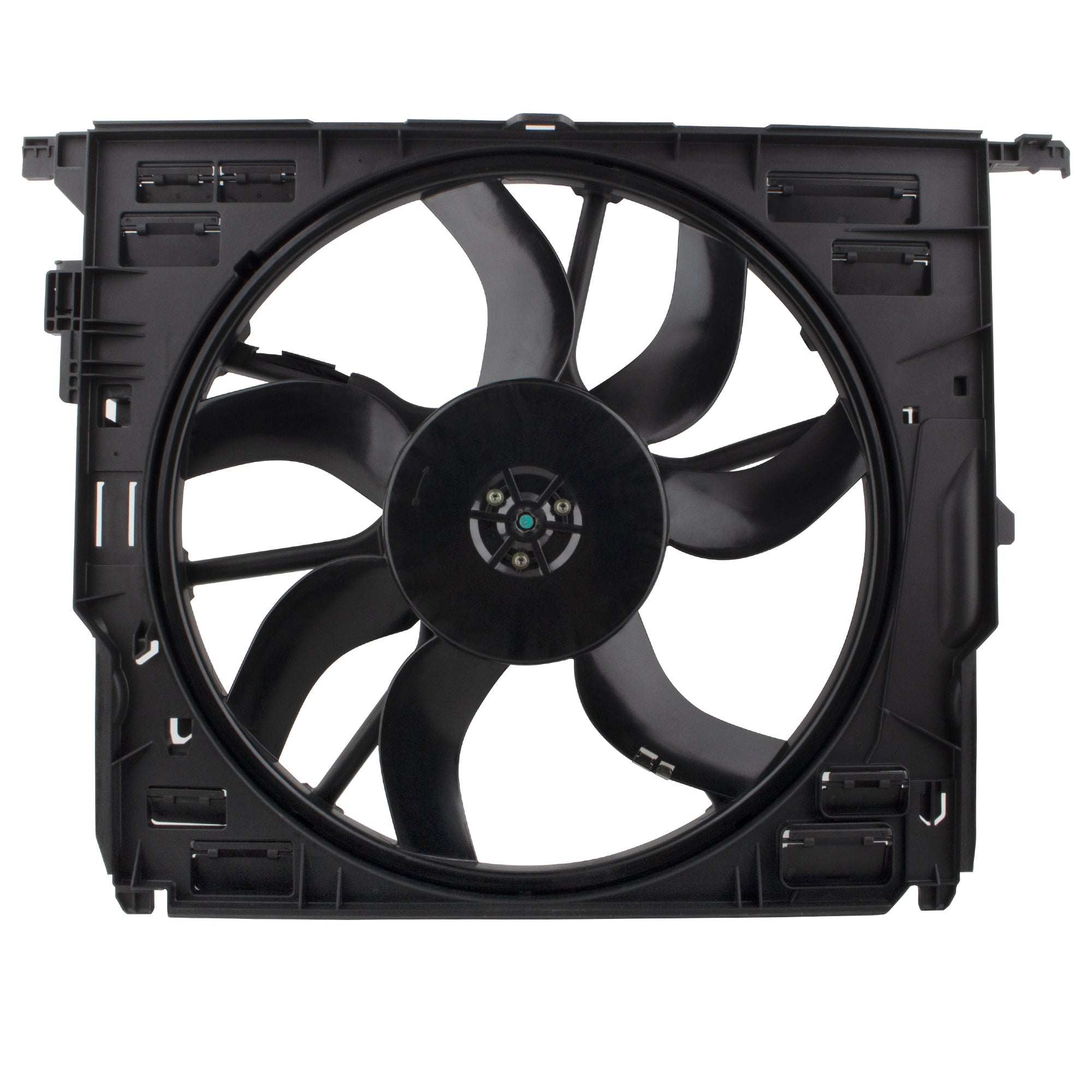 BOXI Radiator Cooling Fan Assembly Fit for BMW 528i 530i 535i xDrive 640i xDrive 740i 740Li xDrive