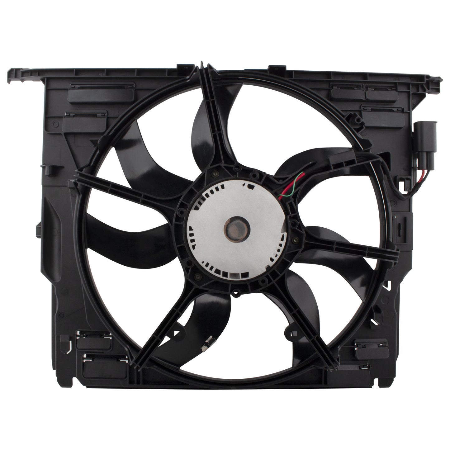 BOXI Radiator Cooling Fan Assembly Fit for BMW 528i 530i 535i xDrive 640i xDrive 740i 740Li xDrive — product photo 3