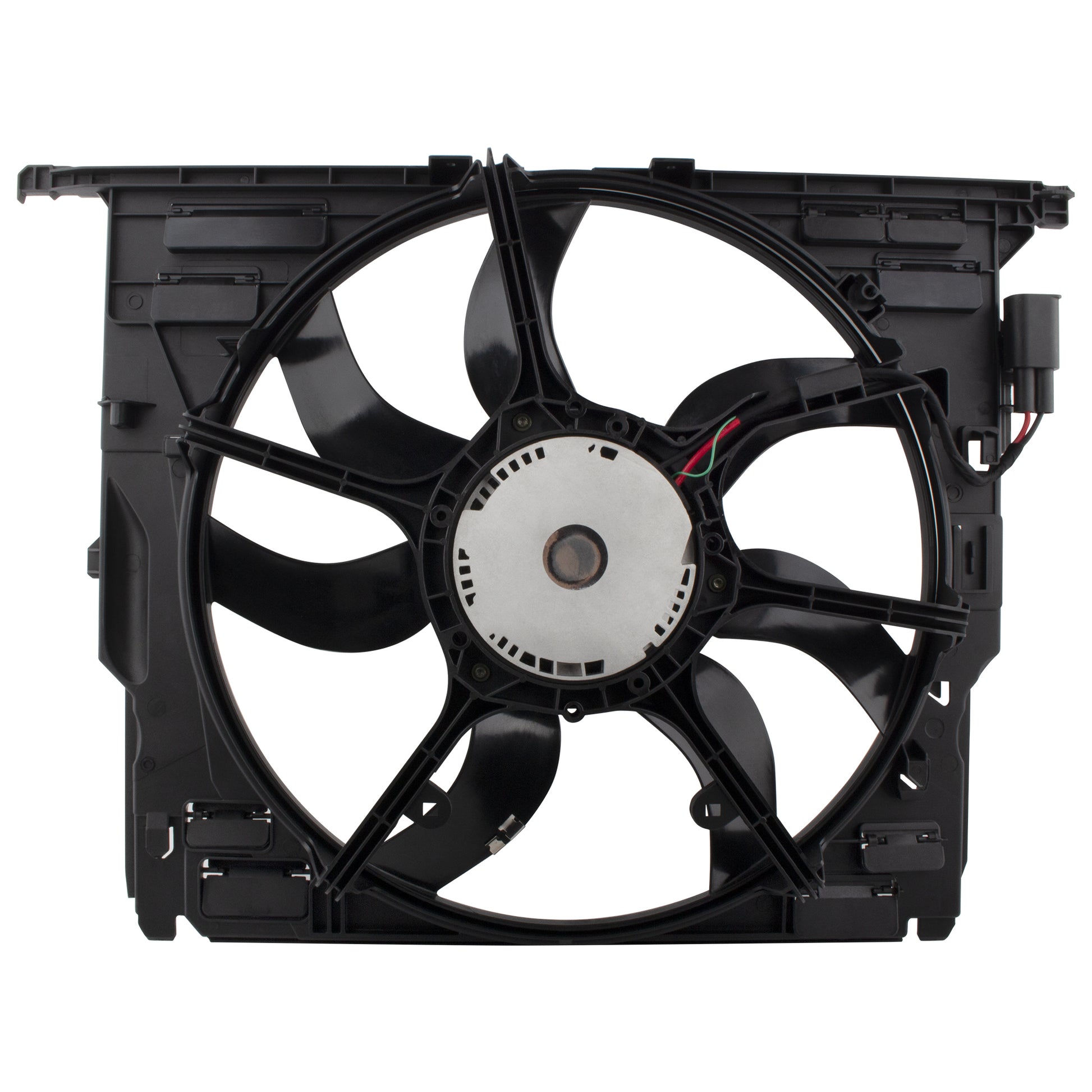 BOXI Radiator Cooling Fan Assembly Fit for BMW 528i 530i 535i xDrive 640i xDrive 740i 740Li xDrive — product photo 3