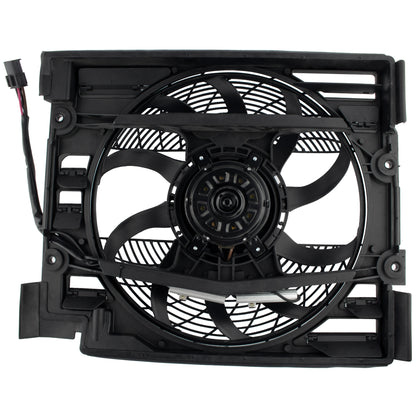 BOXI 621-204 Condenser Cooling Fan Assembly Fits for BMW E39 5Series 528i 2.8L 540i 4.4L 1997 1998 — product photo 2