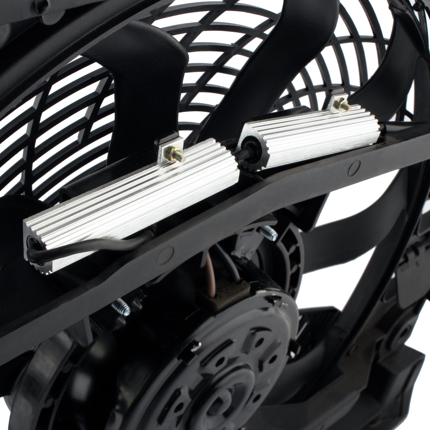 BOXI 621-204 Condenser Cooling Fan Assembly Fits for BMW E39 5Series 528i 2.8L 540i 4.4L 1997 1998 — product photo 3