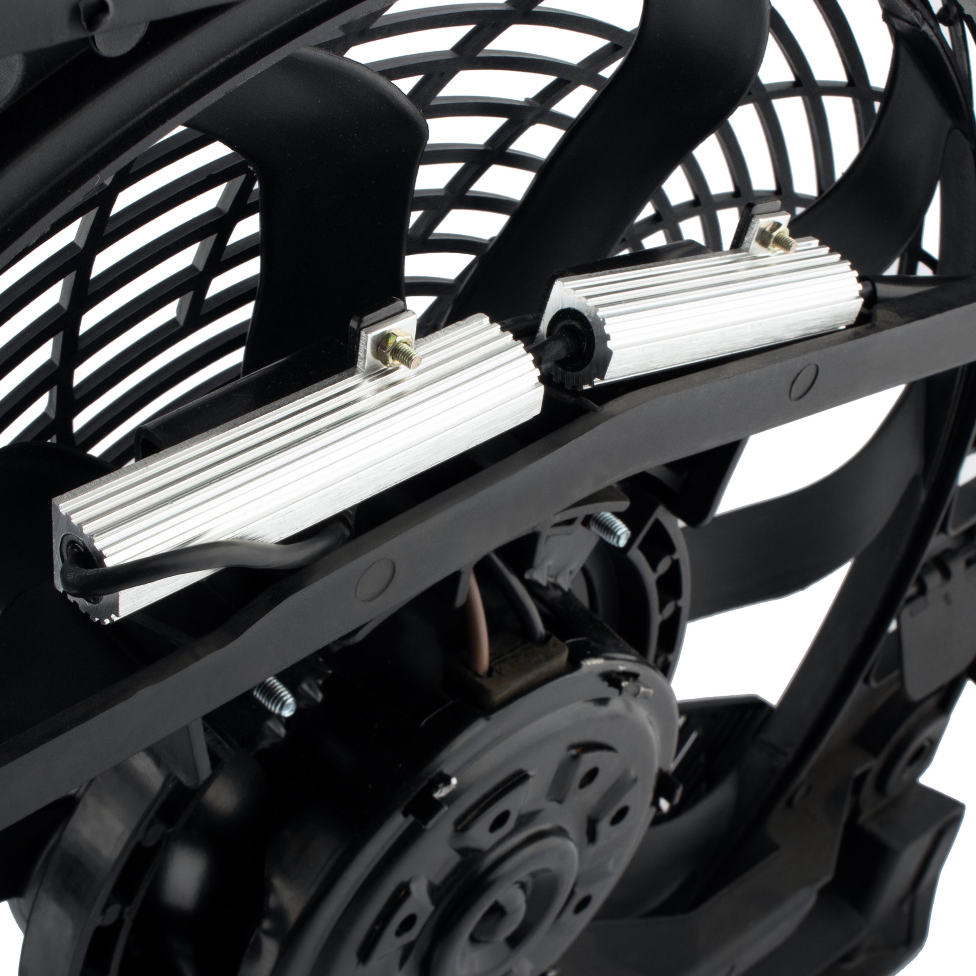 BOXI 621-204 Condenser Cooling Fan Assembly Fits for BMW E39 5Series 528i 2.8L 540i 4.4L 1997 1998 — product photo 3