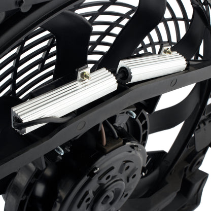 BOXI 621-204 Condenser Cooling Fan Assembly Fits for BMW E39 5Series 528i 2.8L 540i 4.4L 1997 1998 — product photo 3