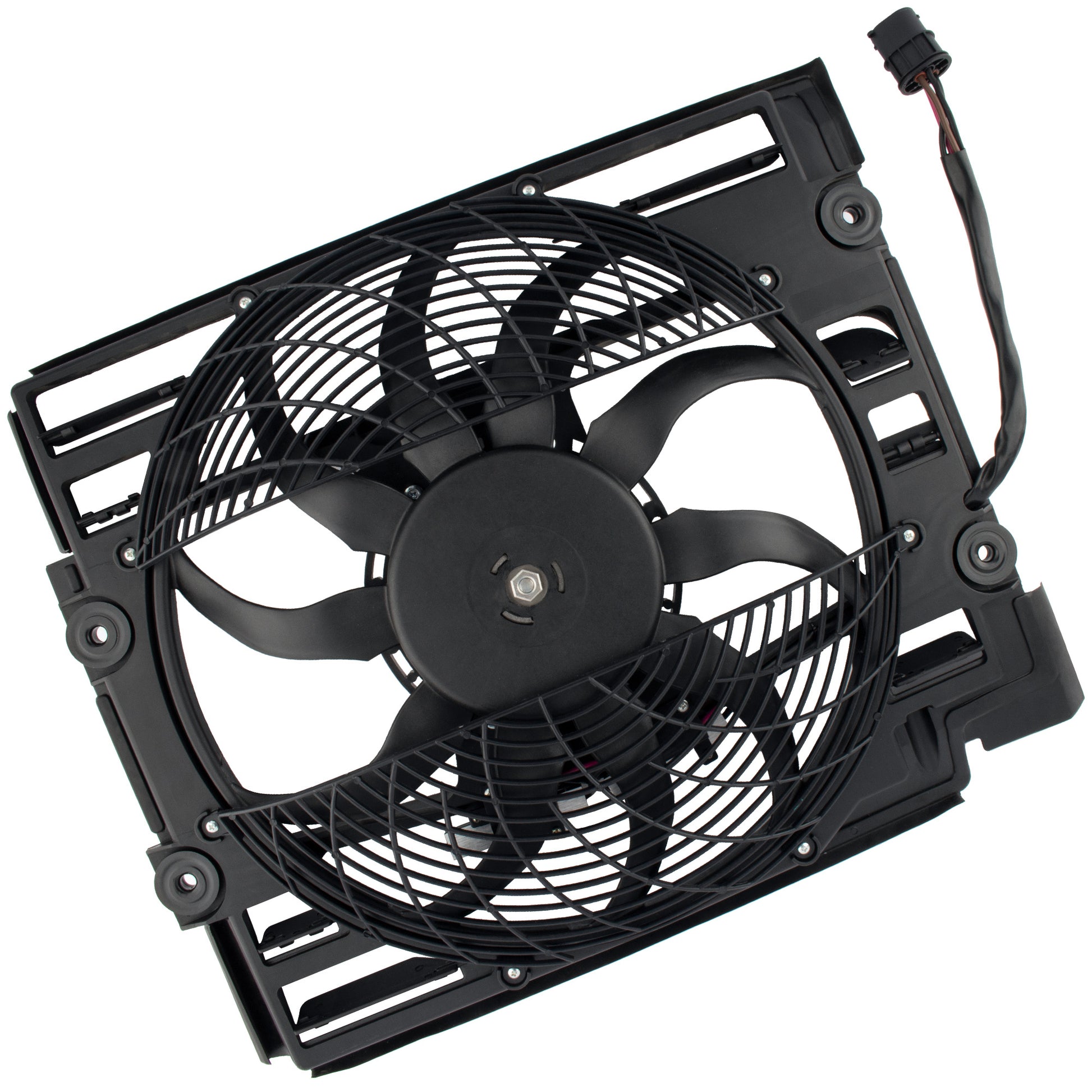 BOXI 621-204 Condenser Cooling Fan Assembly Fits for BMW E39 5Series 528i 2.8L 540i 4.4L 1997 1998 — product photo 6