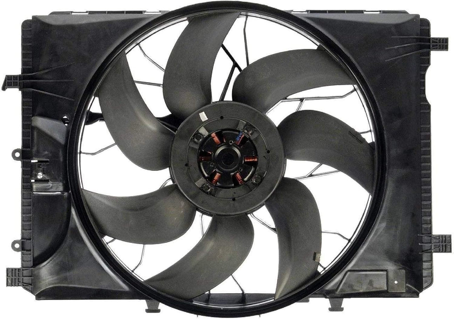 BOXI 621-373 Radiator Brushless Cooling Fan Assembly Fit for Mercedes-Benz W204 C250 C300 C350 C63 — product photo 2
