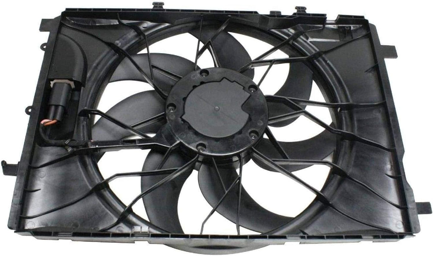 BOXI 621-373 Radiator Brushless Cooling Fan Assembly Fit for Mercedes-Benz W204 C250 C300 C350 C63 — product photo 3