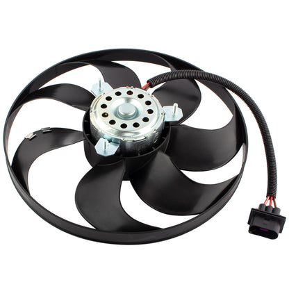 BOXI Left Driver Side Radiator Cooling Fan Fits for Volkswagen Beetle 1998 1999 2000 2001 2002 2003 — product photo 5