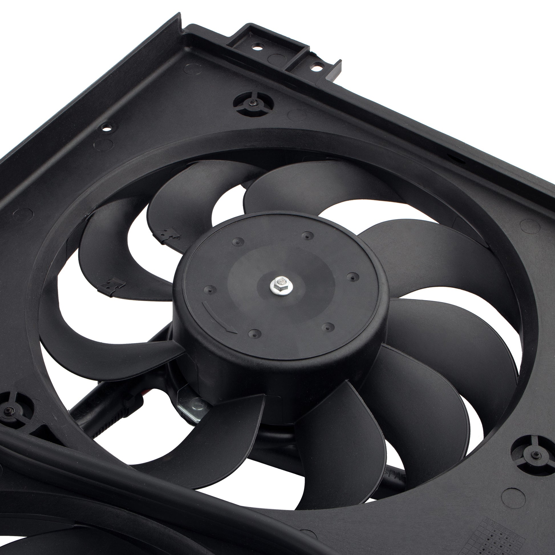 BOXI 620-773 Dual Radiator Cooling Fan Assembly Fits for Volkswagen Beetle 1.8L 1.9L 2.0L 1998-2005 — product photo 5