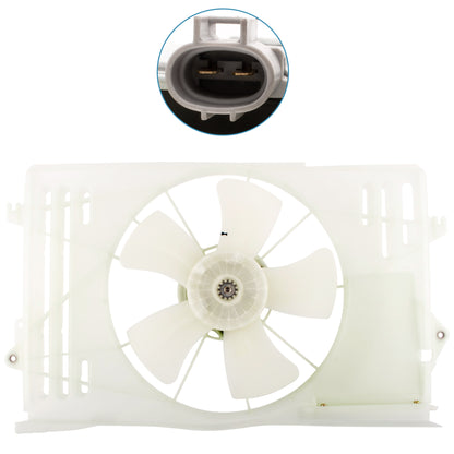BOXI 620-630 Radiator Cooling Fan Assembly Fits for Pontiac Vibe 2003-2008 for Toyota Corolla