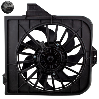 BOXI 620-018 Left Radiator Cooling Fan Assembly fits 2001-2005 DOD-ge Caravan Grand Caravan or Town — product photo 2