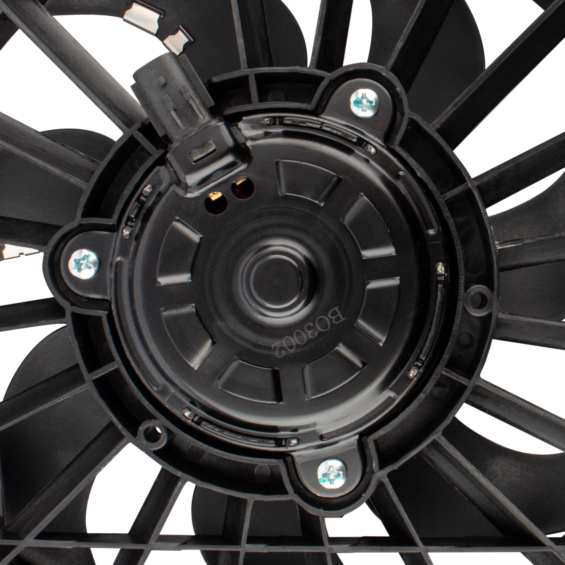 BOXI 620-018 Left Radiator Cooling Fan Assembly fits 2001-2005 DOD-ge Caravan Grand Caravan or Town — product photo 6