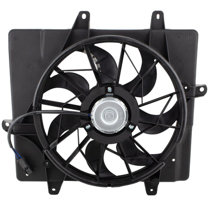 BOXI 620-440 Radiator Condenser Cooling Fan Assembly Fits for Chrysler PT Cruiser 2001-2008 2.4L L4