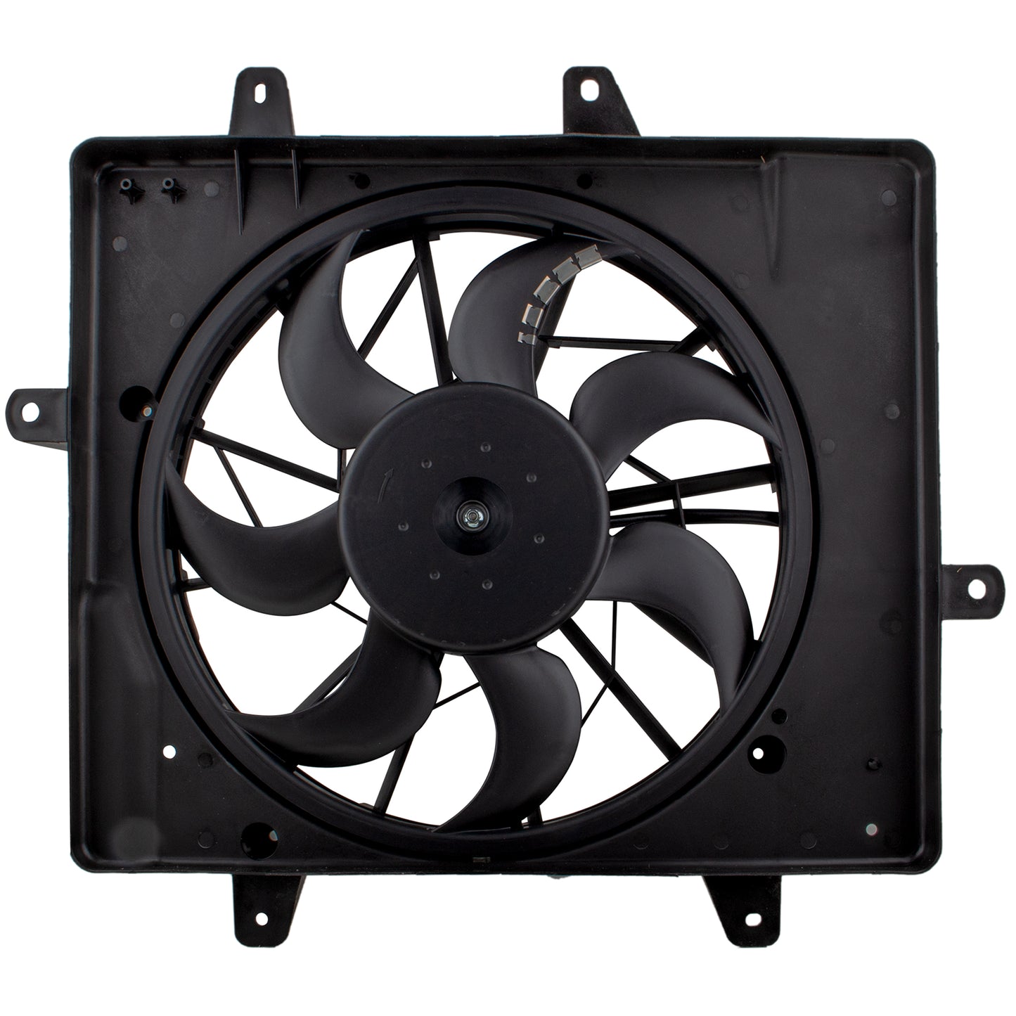 BOXI 620-440 Radiator Condenser Cooling Fan Assembly Fits for Chrysler PT Cruiser 2001-2008 2.4L L4 — product photo 2