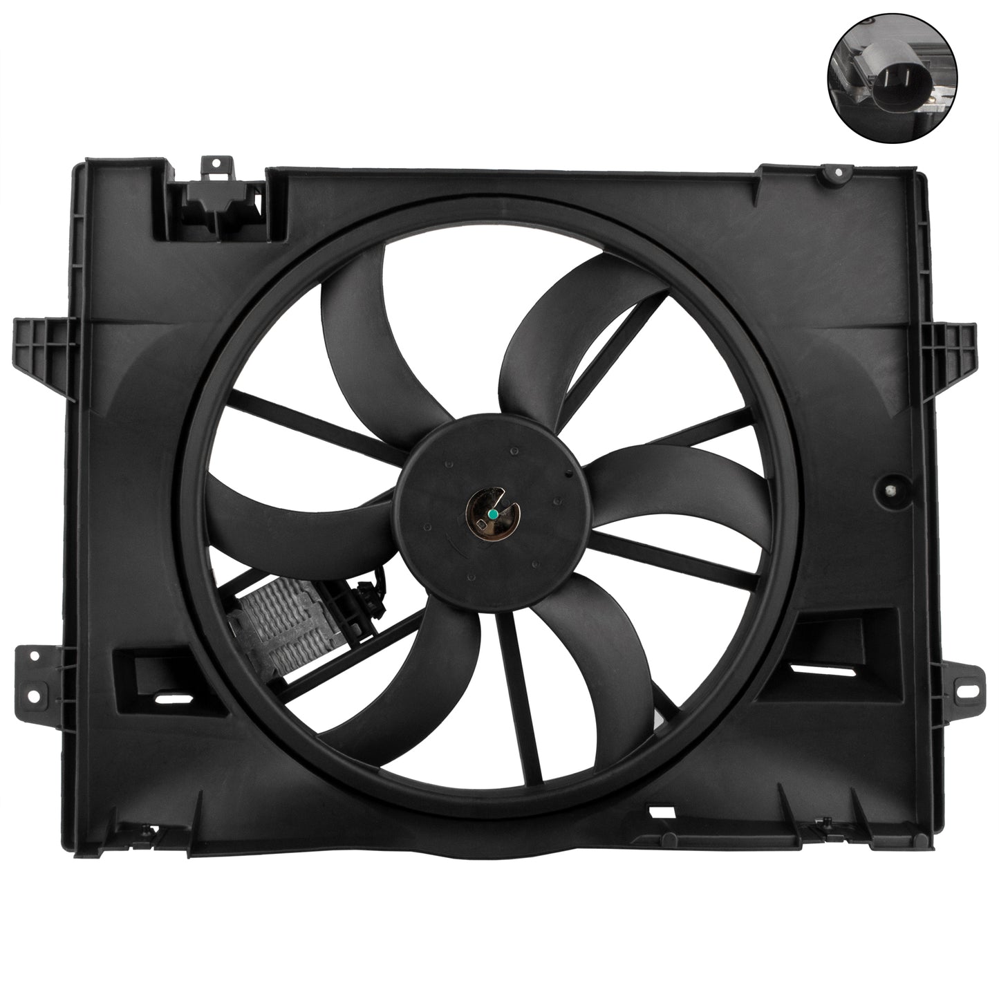 BOXI 621-353 Radiator Cooling Fan Assembly Fit for Lincoln Town Car 2005-2011 — product photo 2