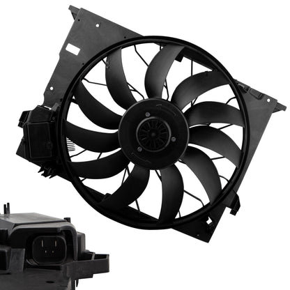 BOXI Engine Radiator Cooling Fan Assembly Compatible with Select Mercedes-Benz Models - E320, E63 — product photo 2