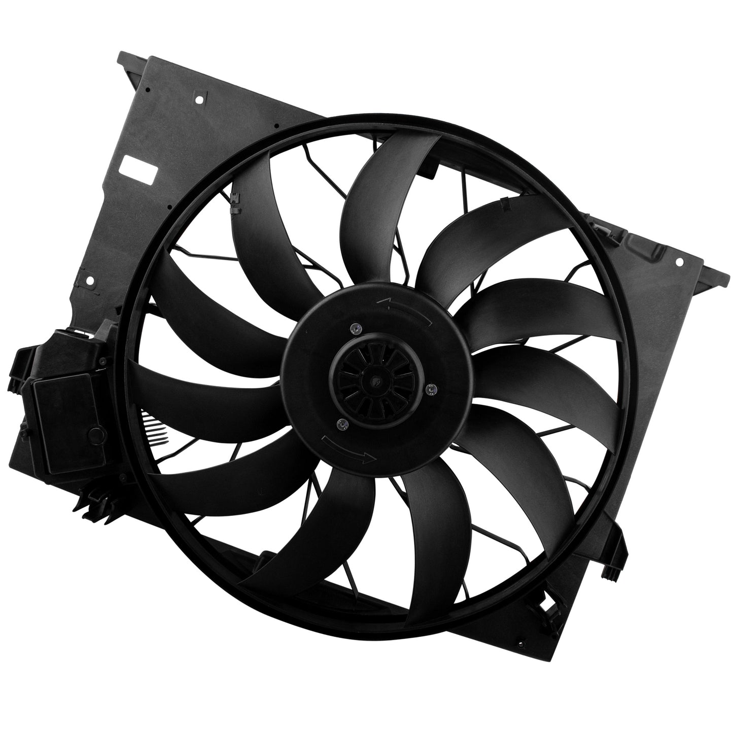 BOXI Engine Radiator Cooling Fan Assembly Compatible with Select Mercedes-Benz Models - E320, E63 — product photo 3