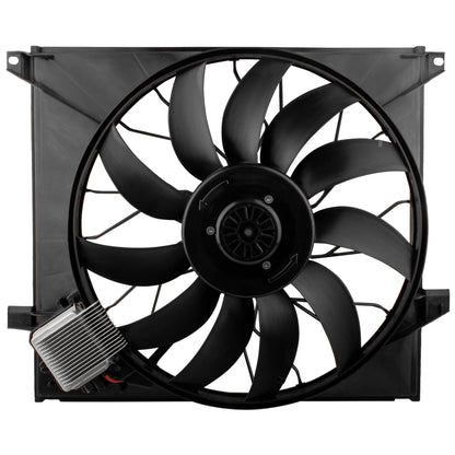 BOXI MB3115118 Radiator Brushless Cooling Fan Assembly Fit for 2000 2001 2002 2003 for Mercedes