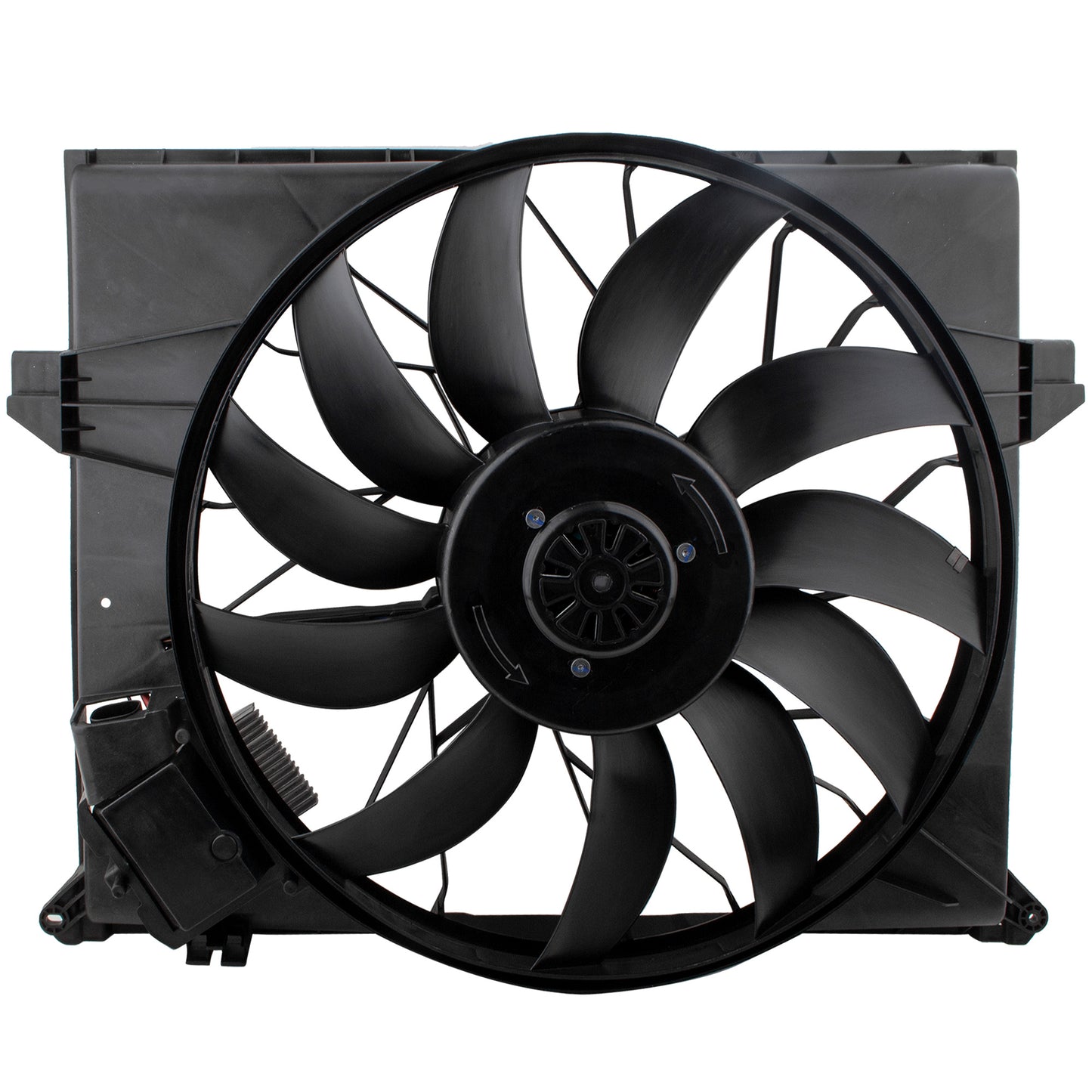 BOXI 1645000093 Radiator Cooling Fan Fits Mercedes-Benz GL320 R320 2007-2009