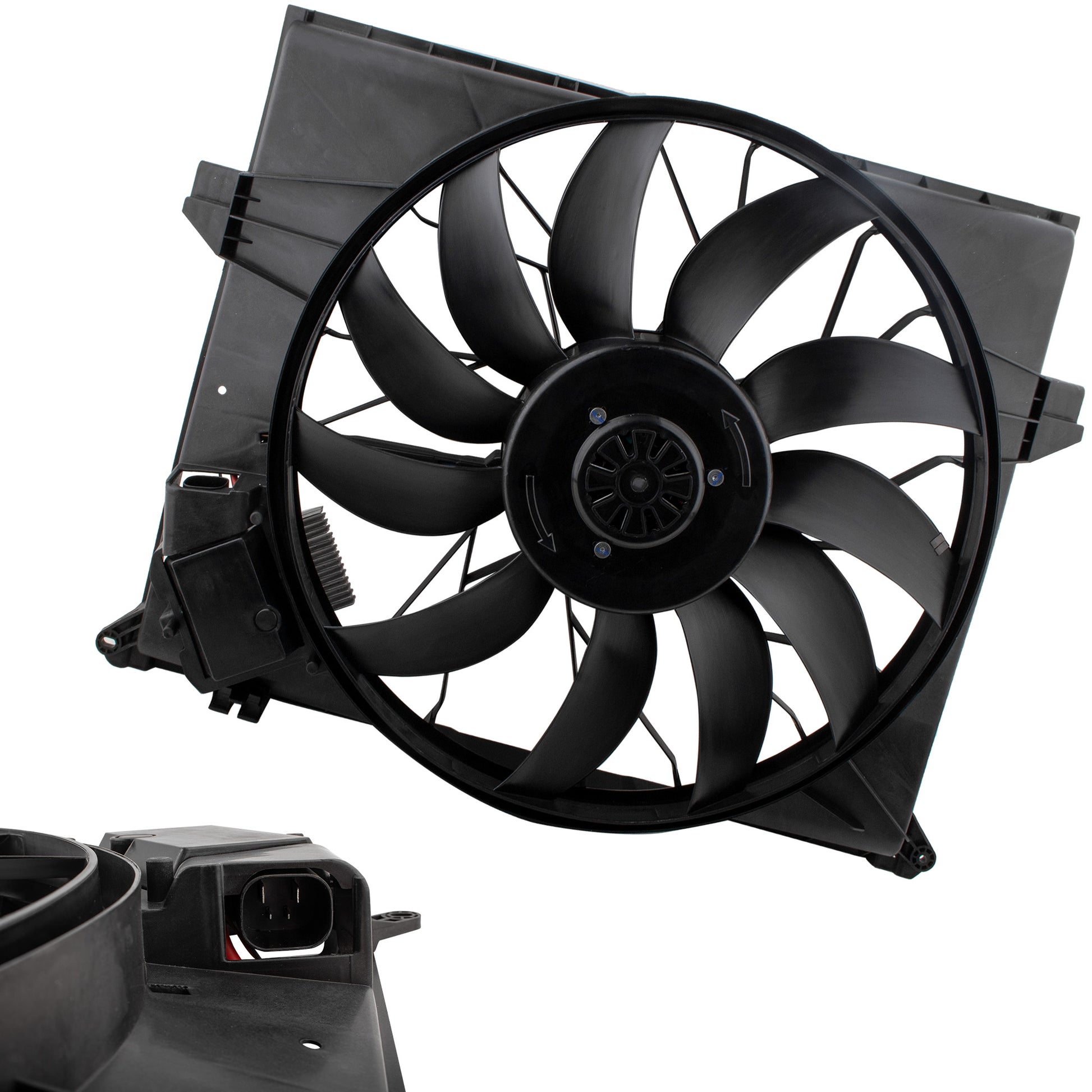 BOXI 1645000093 Radiator Cooling Fan Fits Mercedes-Benz GL320 R320 2007-2009 — product photo 5