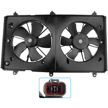 BOXI 620-225 Dual Radiator Condenser Cooling Fan Motor Fits for Honda Accord 2003-2007 EX LX DX 2.4L
