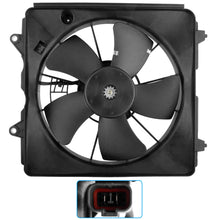 BOXI 620-253 Radiator Cooling Fan Engine Motor Assembly Fit for Honda Civic 1.8L 2006-2011