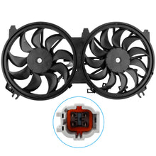 BOXI 620-453 Radiator Condenser Cooling Fan Motor Assembly Fits for Niss-an Altima 2.5L 3.5L
