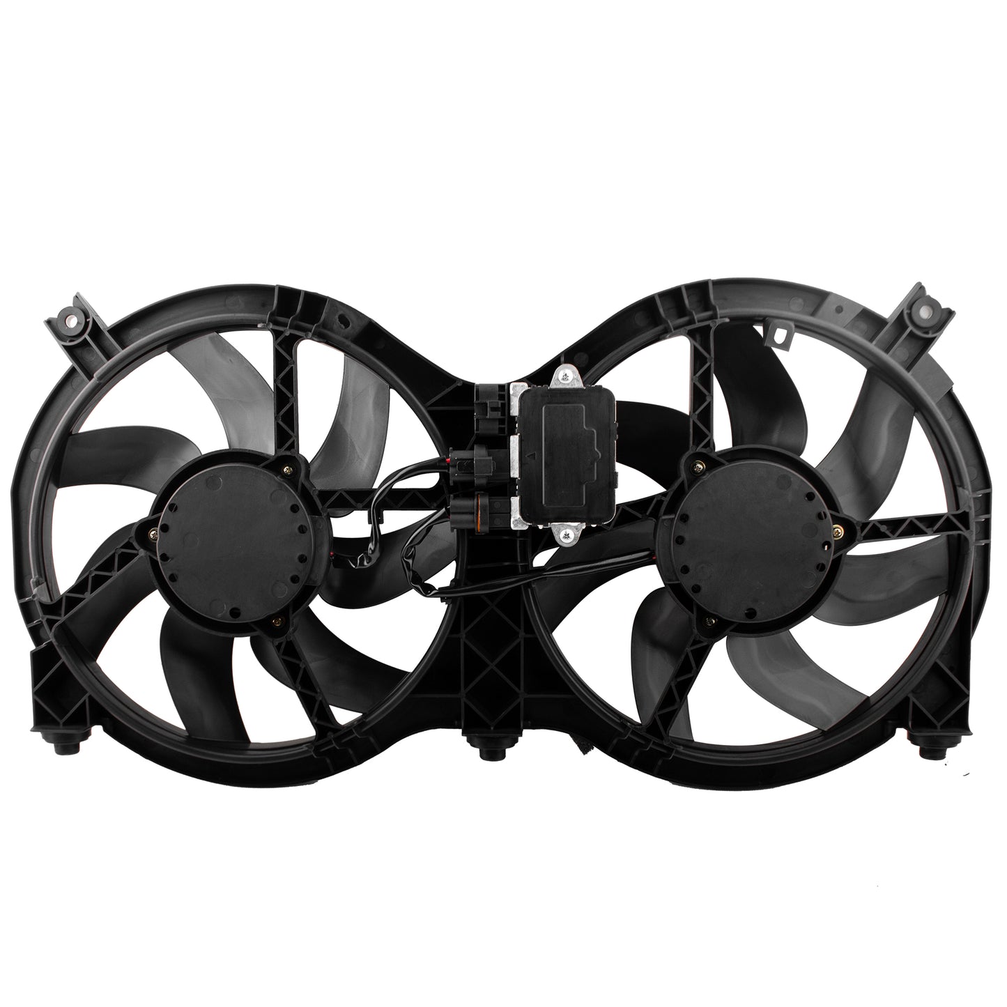 BOXI 623760 Dual Radiator and Condenser Cooling Fan Motor Assembly Fit for 2013-2019 for Niss-an — product photo 2