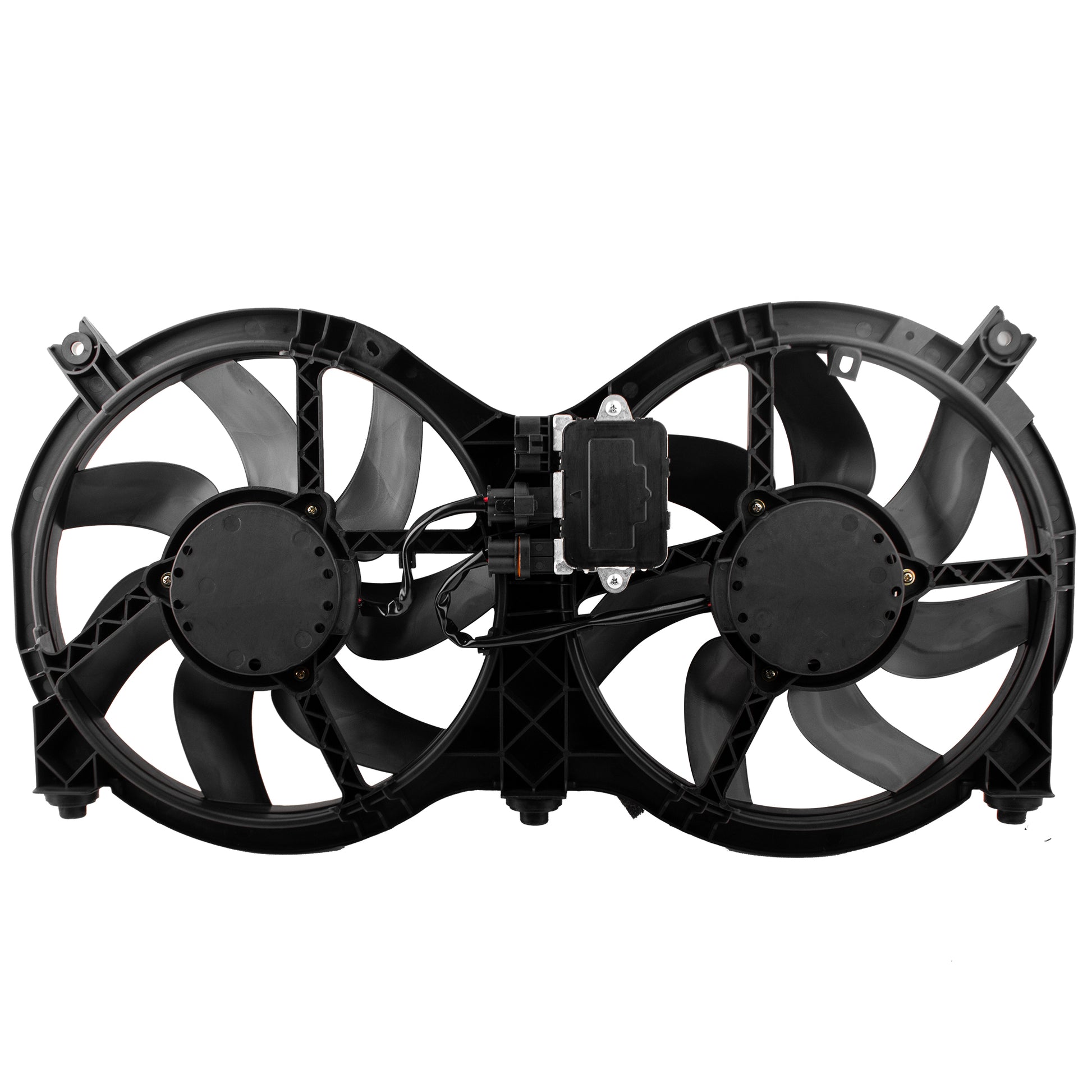 BOXI 623760 Dual Radiator and Condenser Cooling Fan Motor Assembly Fit for 2013-2019 for Niss-an — product photo 2