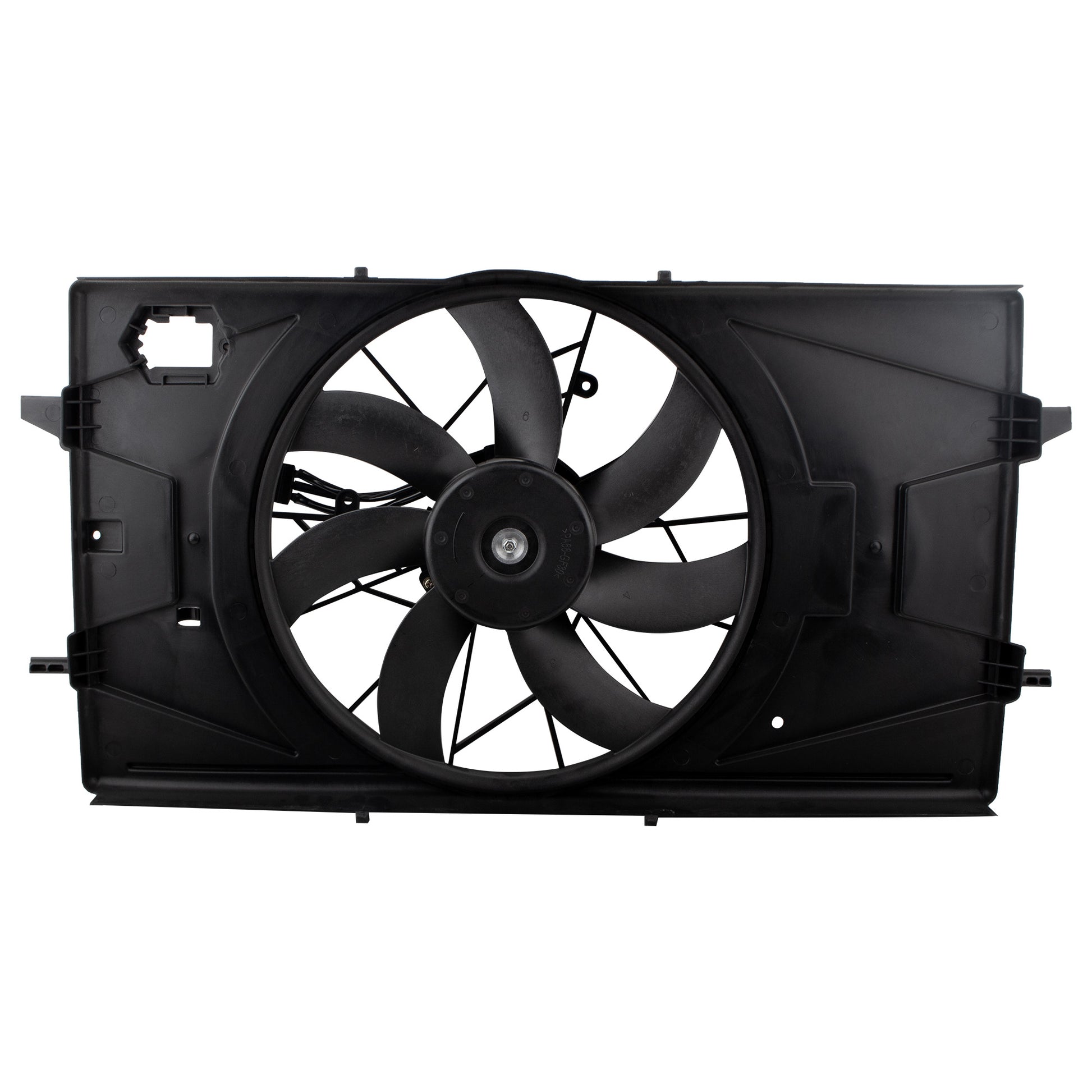 BOXI 620-635 Radiator Condenser Cooling Fan Motor Assembly Fit for 2005 2006 2007 2008 2009 2010 — product photo 2