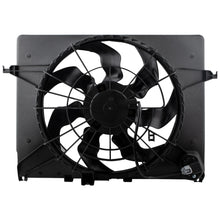 BOXI Radiator Condenser Cooling Fan Assembly Fit for Hyundai Sonata 2011 2012 2.4L