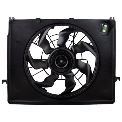 BOXI Radiator Condenser Cooling Fan Assembly Fit for Hyundai Sonata 2011 2012 2.4L — product photo 2