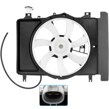 BOXI Radiator Condenser Cooling Fan Assembly Fits for Toyota Yaris 2007 2008 2009 2010 2011 2012