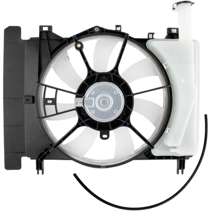 BOXI Radiator Condenser Cooling Fan Assembly Fits for Toyota Yaris 2007 2008 2009 2010 2011 2012 — product photo 2