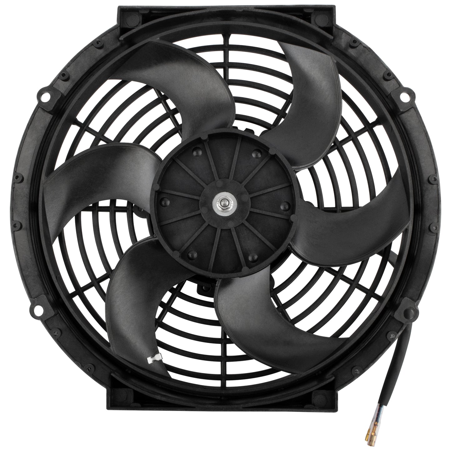 BOXI 10" Universal Electric Radiator Cooling Slim Fan 12V with Mounting Kit