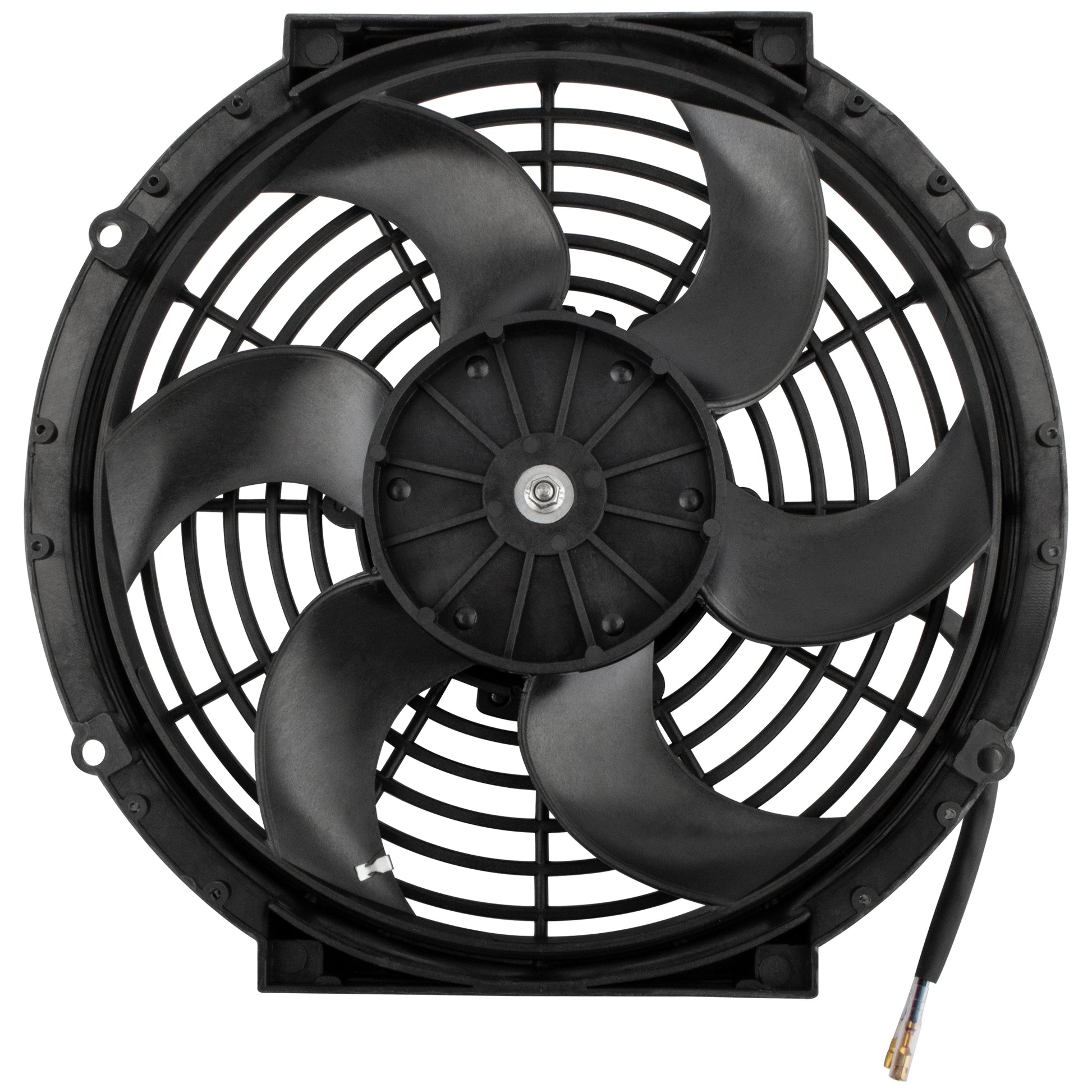 BOXI 10" Universal Electric Radiator Cooling Slim Fan 12V with Mounting Kit