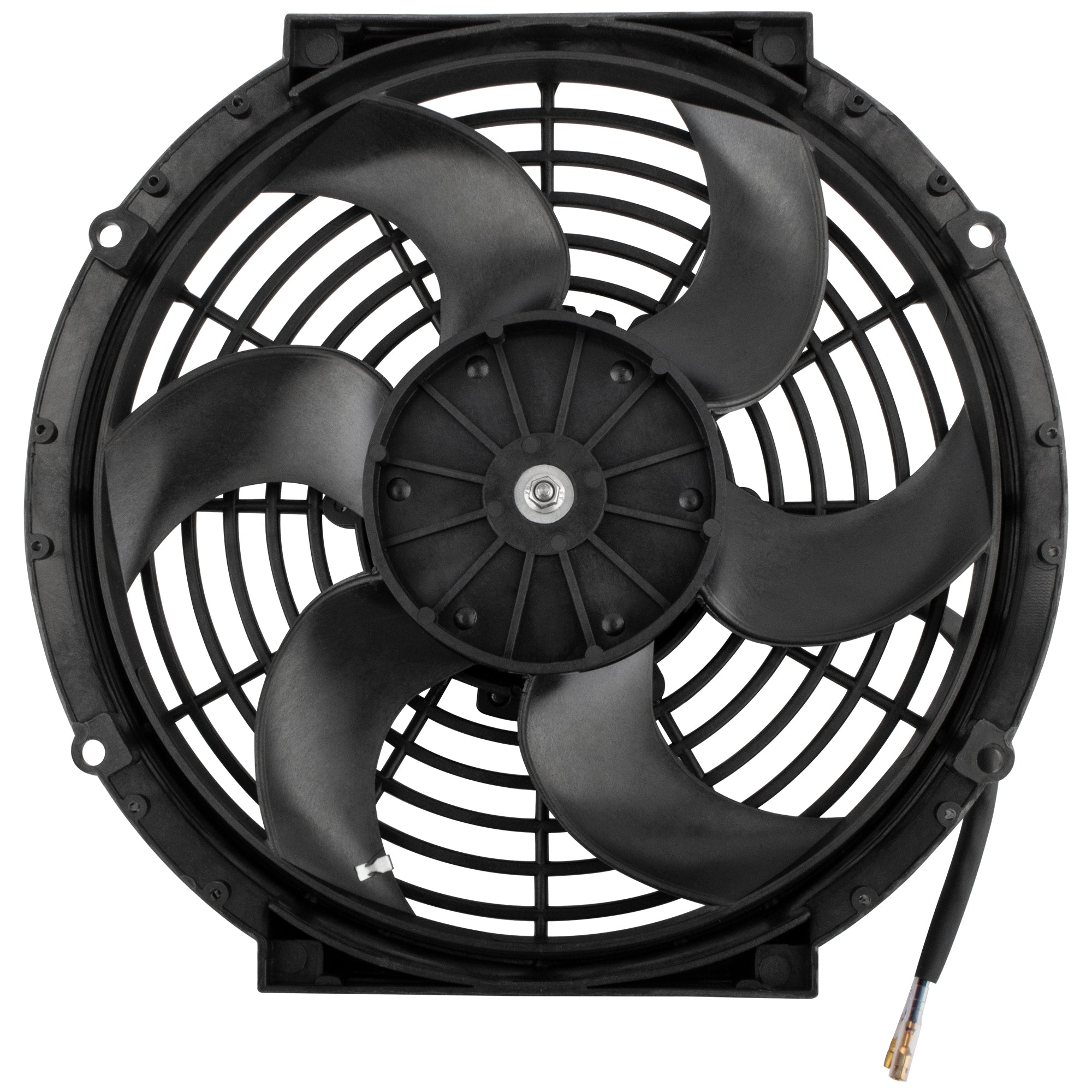 BOXI 10" Universal Electric Radiator Cooling Slim Fan 12V with Mounting Kit