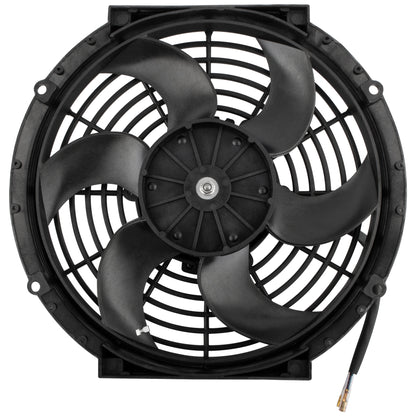 BOXI 10" Universal Electric Radiator Cooling Slim Fan 12V with Mounting Kit
