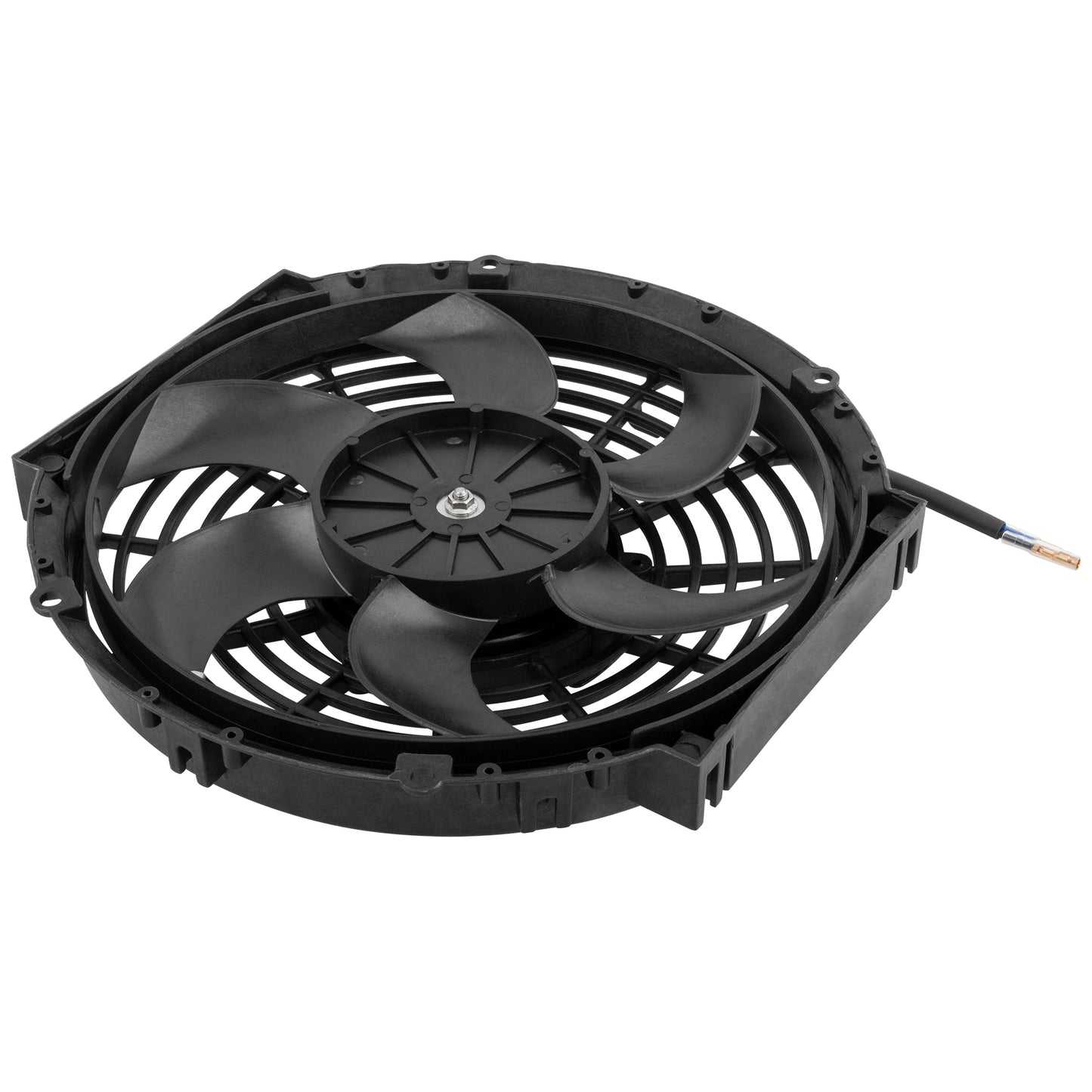 BOXI 10" Universal Electric Radiator Cooling Slim Fan 12V with Mounting Kit — product photo 3