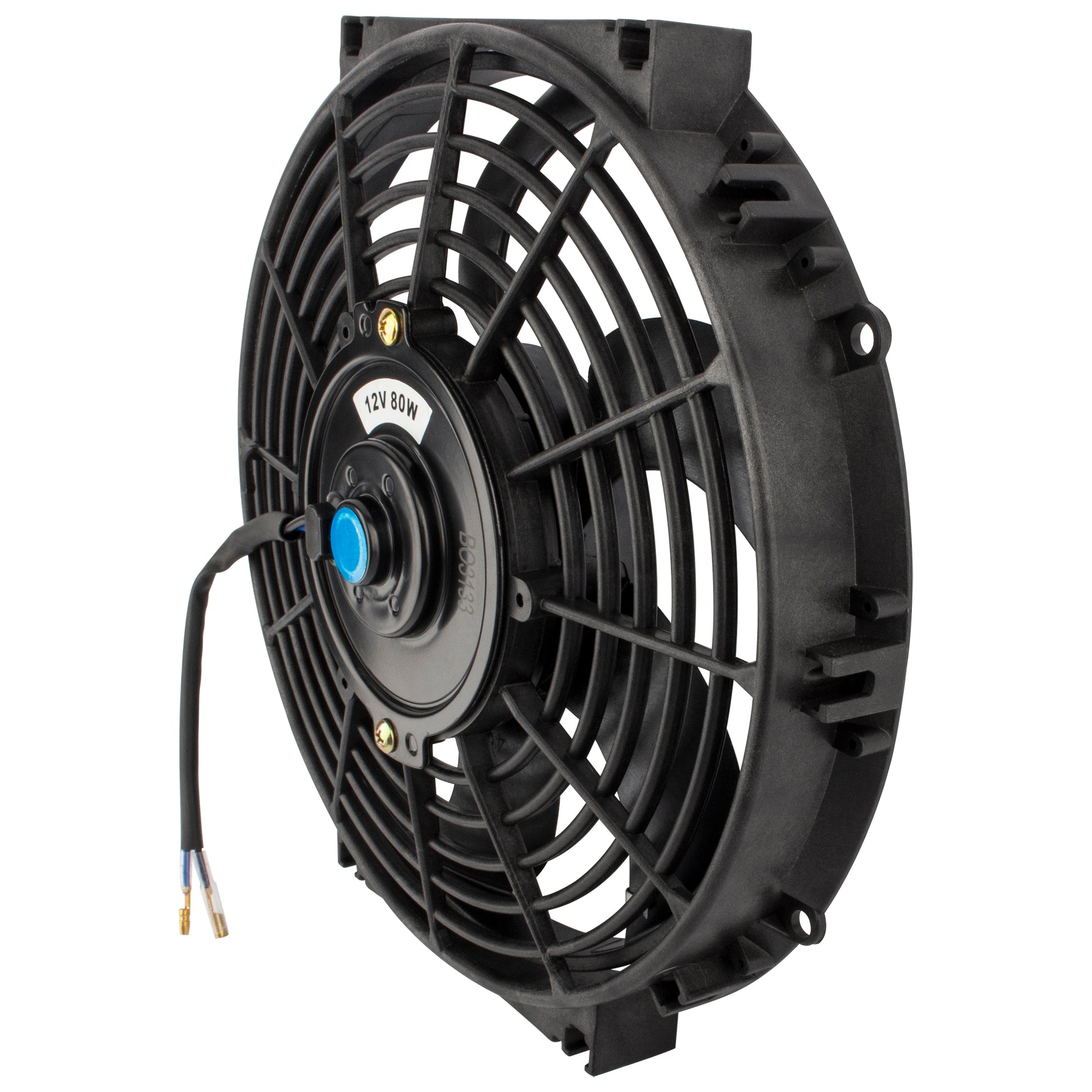 BOXI 10" Universal Electric Radiator Cooling Slim Fan 12V with Mounting Kit — product photo 4