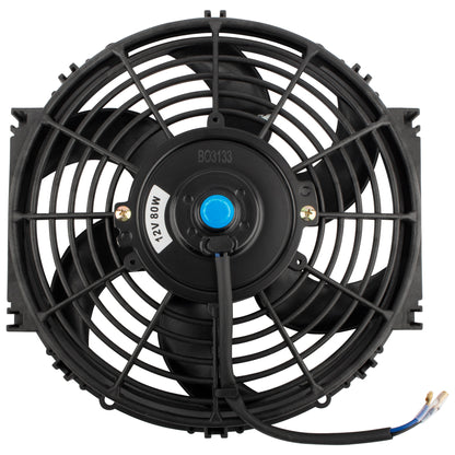 BOXI 10" Universal Electric Radiator Cooling Slim Fan 12V with Mounting Kit