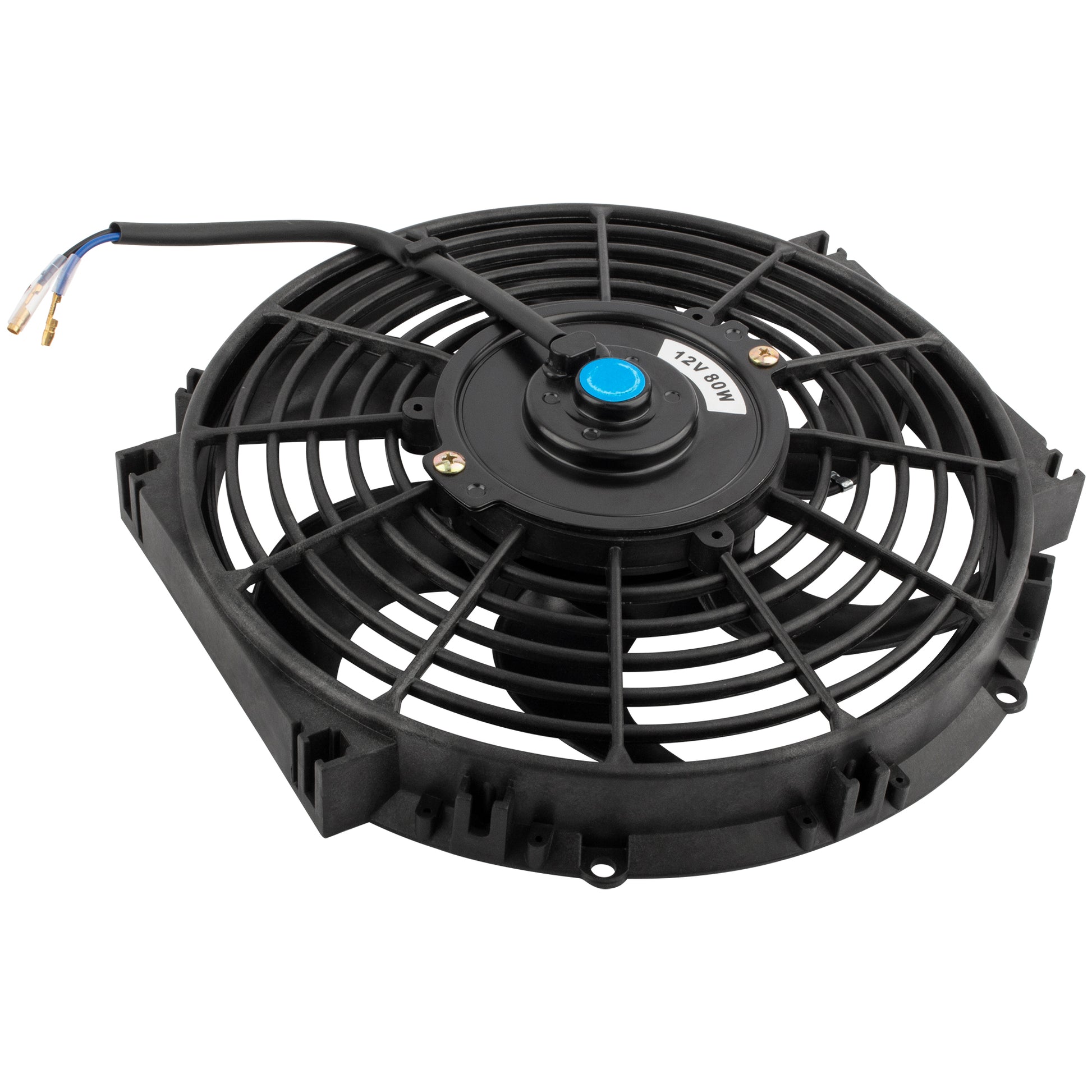 BOXI 10" Universal Electric Radiator Cooling Slim Fan 12V with Mounting Kit — product photo 3