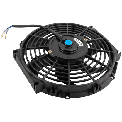 BOXI 10" Universal Electric Radiator Cooling Slim Fan 12V with Mounting Kit — product photo 3