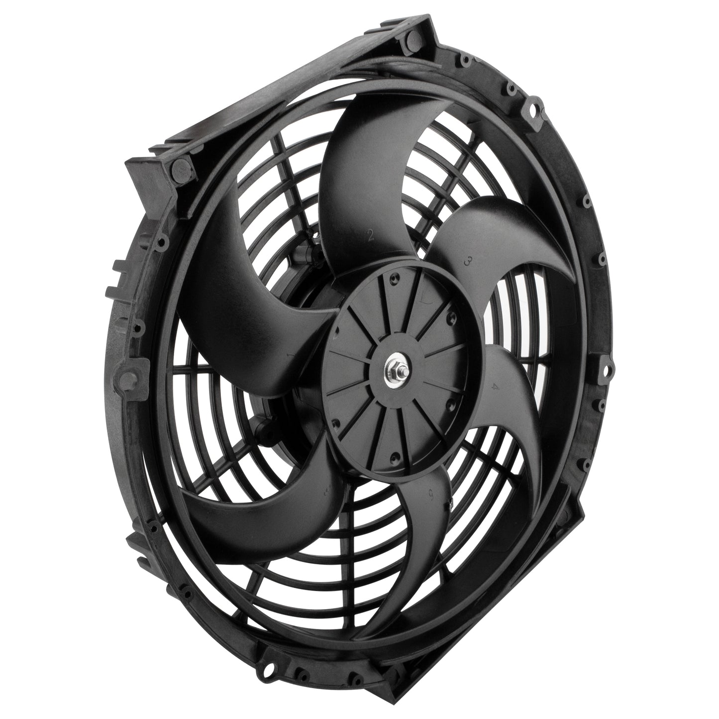 BOXI 10" Universal Electric Radiator Cooling Slim Fan 12V with Mounting Kit — product photo 4