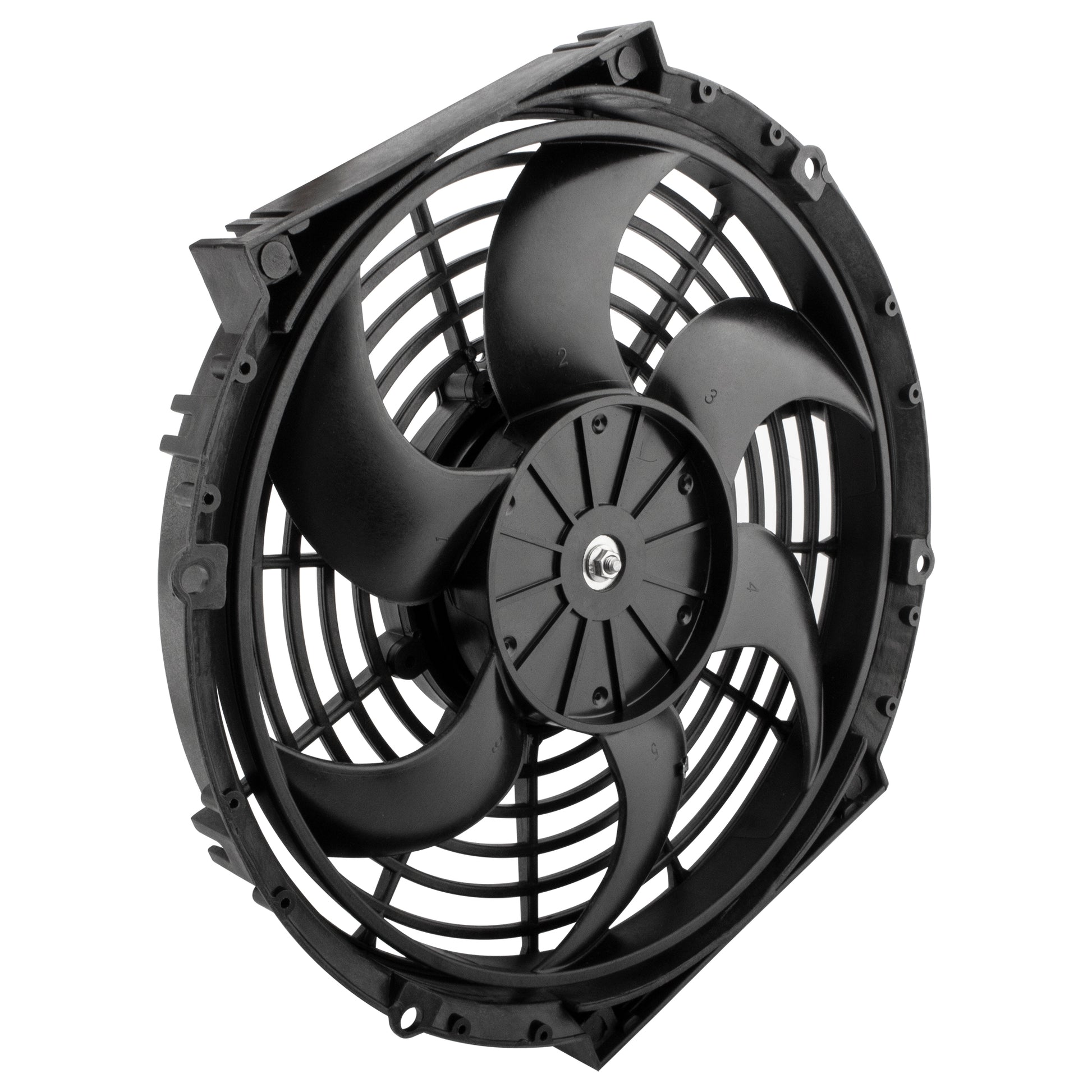 BOXI 10" Universal Electric Radiator Cooling Slim Fan 12V with Mounting Kit — product photo 4