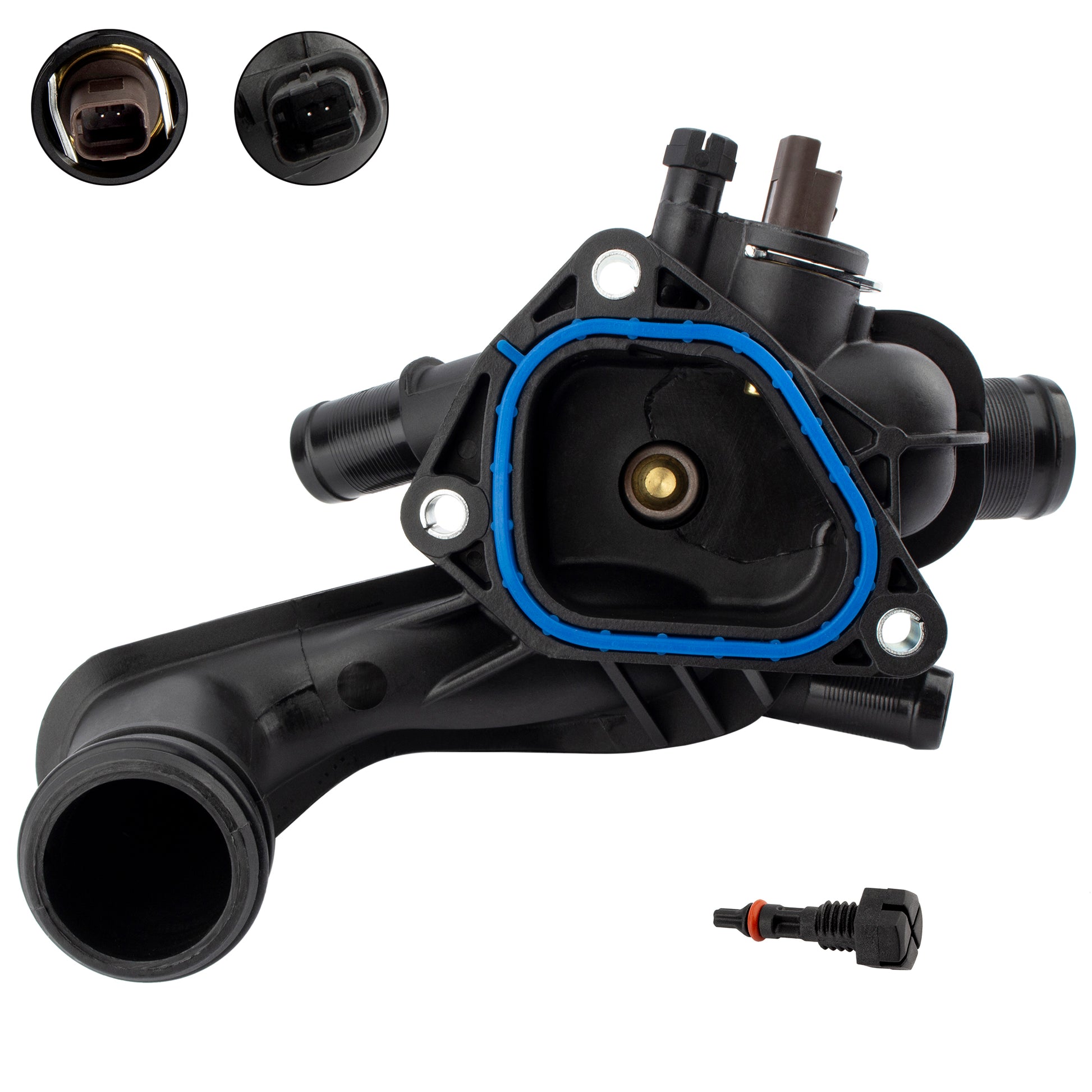 BOXI Thermostat With Housing Gasket Sensor Fit for Mini Cooper R55 R56 R57 2007-2013 — product photo 2