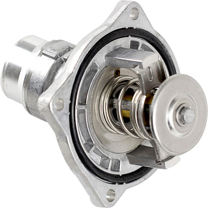 BOXI Thermostat Housing Kit Assembly with Sensor Gasket Fit for Mercedes Benz C230 C280 C300 C350
