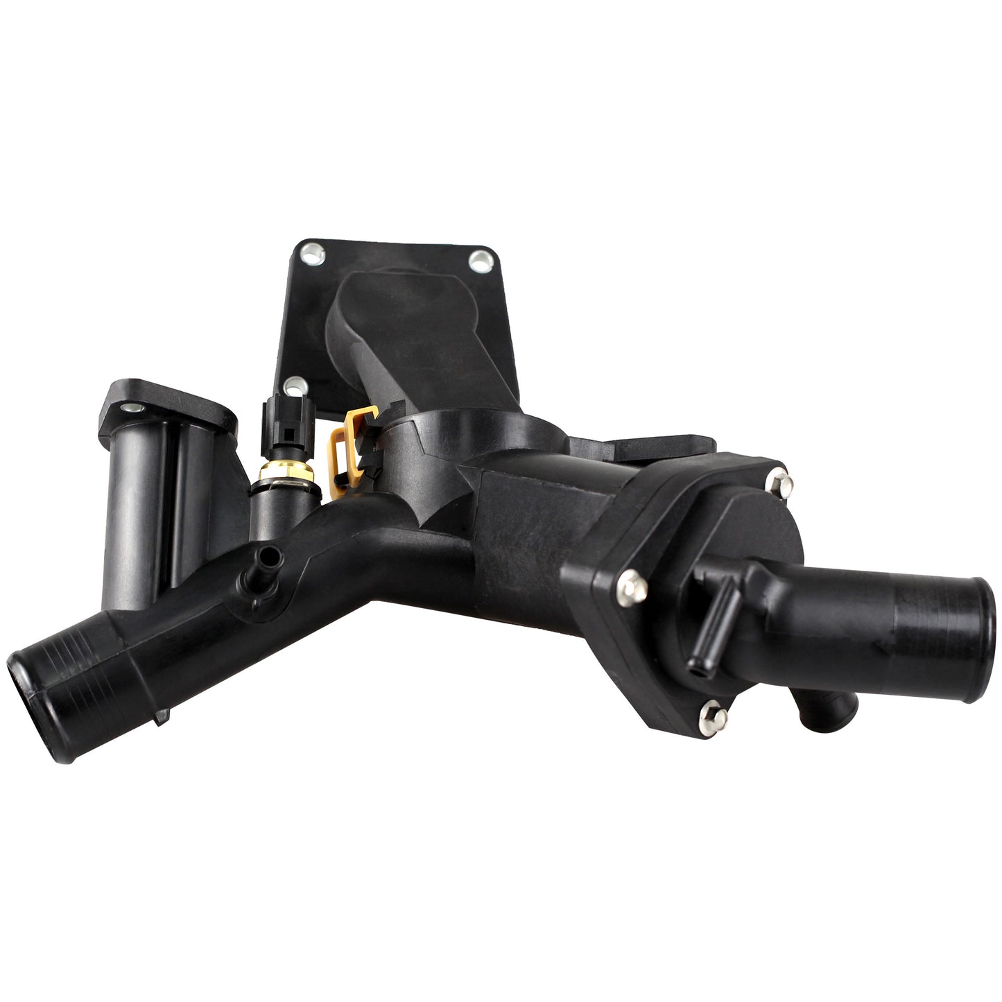 BOXI Thermostat Housing Kit Assembly with Sensor Gasket Fit for Land Rover LR3 2005-2009