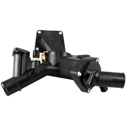 BOXI Thermostat Housing Kit Assembly with Sensor Gasket Fit for Land Rover LR3 2005-2009
